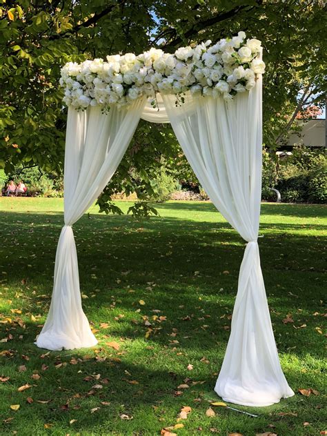 There's an arch for every wedding. . Wedding arch draping